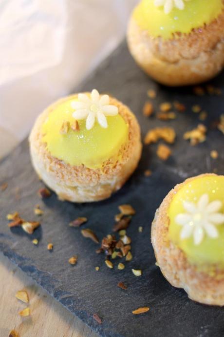 Choux à la pistache Choux à la pistache