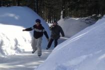 Québec : patiner dans une forêt bien perdue Québec : patiner dans une forêt bien perdue