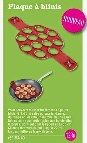 Nouveauté du catalogue : Plaque silicone à blinis Nouveauté du catalogue : Plaque silicone à blinis