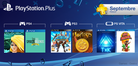 PS Plus septembre 2014 Les jeux PS Plus de septembre 2014  PlayStation Plus 