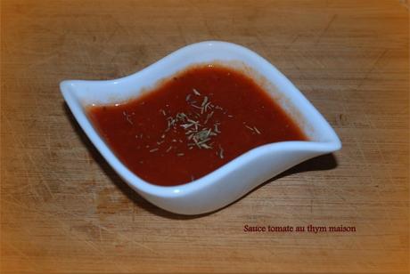 Sauce tomate maison au thym