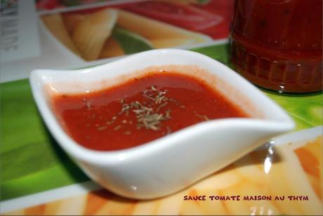 Sauce tomate maison au thym