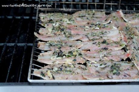 Sardines marinées cuites au barbecue Sardines marinées cuites au barbecue