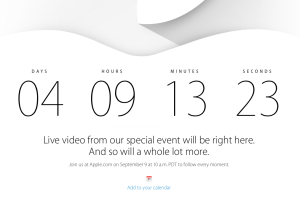 Le compte à rebours de la diffusion de la Keynote Apple est lancé