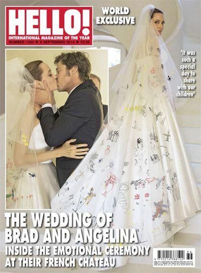 Angelina et Brad philanthropes, même à leur mariage ! brad-pitt-et-angelina-jolie-en-couverture-de-hello_5023094