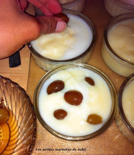 Flan aux raisins Flan aux raisins