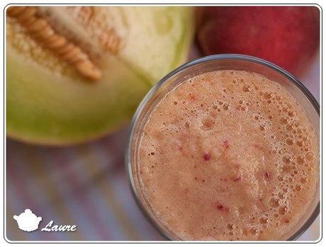 Smoothie pêche-melon Smoothie pêche et melon