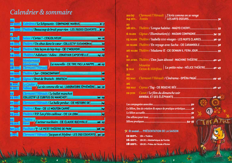 Le Sillon Théâtre du Clermontais calendrier