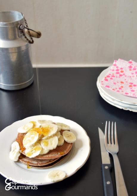 Pancakes à la farine de châtaigne Pancakes chataigne-mini