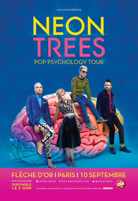 Le groupe Neon Trees en concert à La Flèche d'Or le 10 septembre 2014 Le groupe Neon Trees en concert à La Flèche d'Or le 10 septembre 2014
