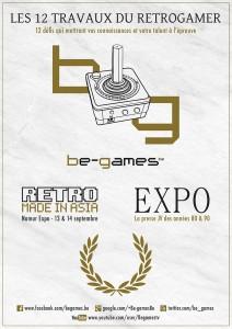 Be-Games sera présent à la Retro MIA à Namur ! Les Douze Travaux du Retrogamer