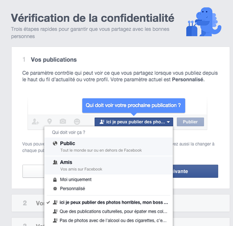 Facebook propose une gestion simplifiée de ses paramètres de confidentialité