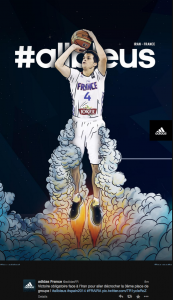 La strategie digitale de la FFBB Adidas allbleus 1
