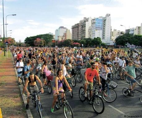 Avenue Libertador Argentine : les vélos à l’assaut de Buenos Aires