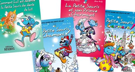 Une nouvelle édition pour les aventures de la Petite Souris Couvertures des albums