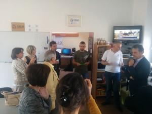 Le Progrès : La FabLab de Biarne fait désormais référence ComCom Pays de Murat sept 2014 -007