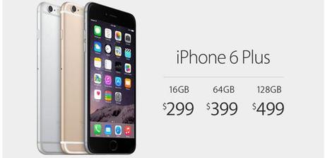 iPhone 6 Plus prix