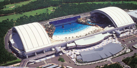INSOLITE : Ocean Dome le plus grand parc aquatique au monde !