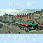 Je continue d'égrener mes souvenirs de l'été en attendant de trouver un moment pour publier les billets sur les jolis endroits que j'ai visités pour partager adresses et bons plans sur le blog #Brugge #Bruges #Markt #Grandplace