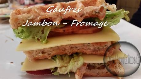 Gaufres jambon fromage au thermomix 2