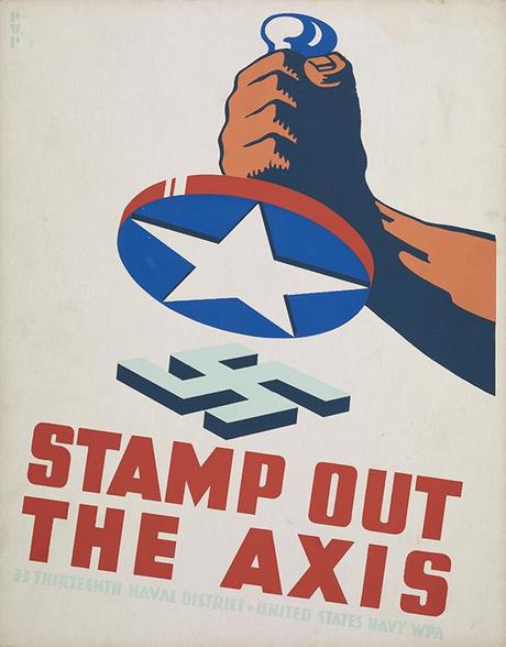 Affiche de propagande, sĂŠrigraphie. WPA Poster en 1941