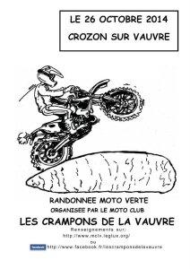 Rando moto des Crampons de la Vauvre (36) le 26 octobre 2014