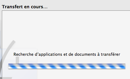 L’assistant migration de Mac OS X L’assistant migration de Mac OS X