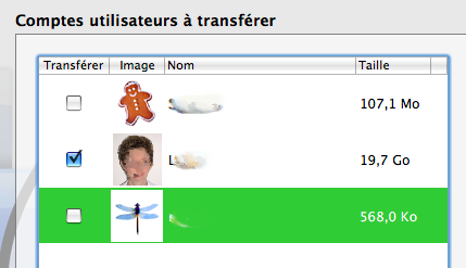 L’assistant migration de Mac OS X L’assistant migration de Mac OS X
