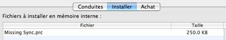 Synchroniser Mac et Palm Synchroniser Mac et Palm