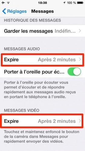 ios8 supprimer messages apres 2 minutes 281x500 iOS 8 : 7 nouvelles fonctionnalités de l’application Messages