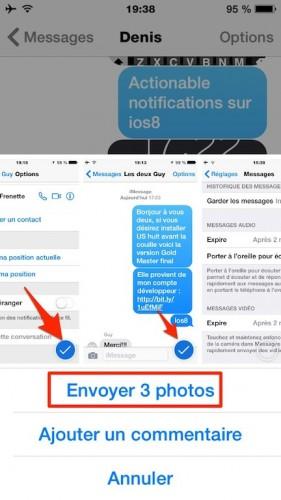 ios8 messages envoyer plusieurs photos 281x500 iOS 8 : 7 nouvelles fonctionnalités de l’application Messages