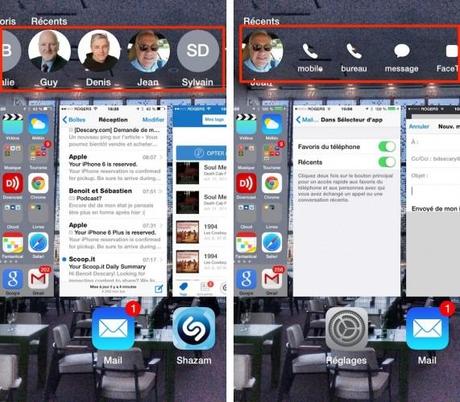 Accédez en deux clics aux contacts avec lesquels vous avez récemment interagi ios8 571x500 iOS8 : 10 astuces utiles pour votre iPhone et iPad