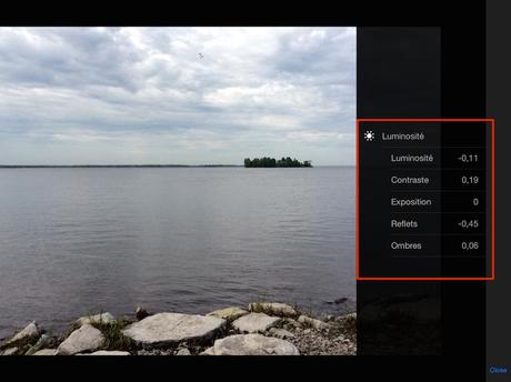 ajuster luminosité contrastes couleurs et ombre iOS 8 : les nouvelles fonctionnalités de lapplication Appareil photo