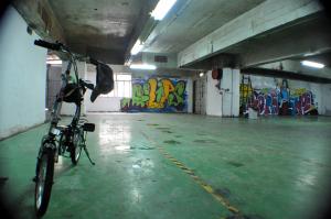 Monkey Eyes (215) Eclips Orsek Shoes and a bike at FHK Party