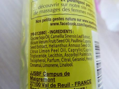 Huile anti-cellulite tonifiante - LE PETIT MARSEILLAIS Huile anti-cellulite tonifiante - LE PETIT MARSEILLAIS