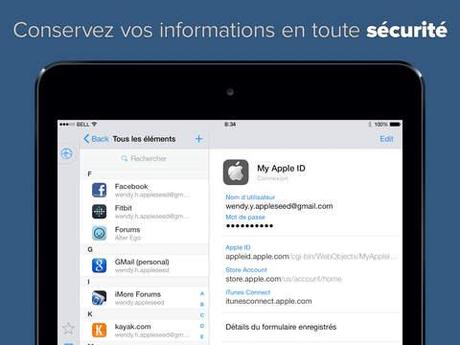 1Password gratuite sur iPhone & iPad pour la sortie d’iOS 8
