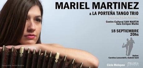 Ce soir, Mariel Martínez chante au Centro Cultural San Martín [à l'affiche]
