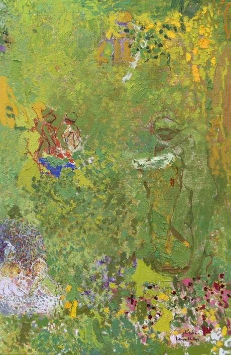 Exposition « Le Chant de la Terre », de Fatima El-Hajj fatima_el-hajj_le_jardin_du_ranelagh_2013__acrylique_et_huile_sur_toile_110_x_72_cm