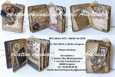 Atelier Mini album ATC