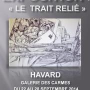 Exposition « Le trait relié » Fabienne Havard à la Galerie des Carmes