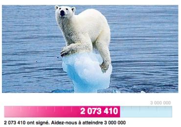 Environnement : plus de 2 millions de signatures pour sauver le climat !