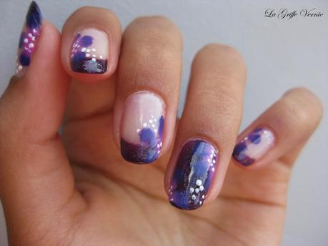 1er One Stroke en violet pour Vanille et les Vernis ! 1er One Stroke en violet pour Vanille et les Vernis !