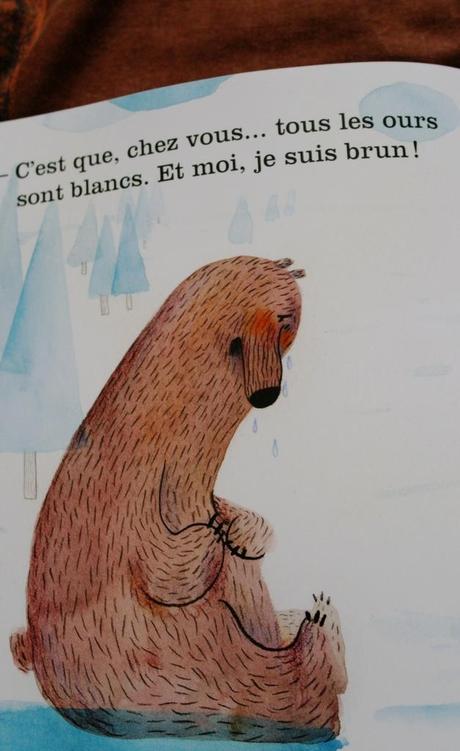 L'ours brun qui voulait être blanc de Jean LEROY et Bérengère DELAPORTE