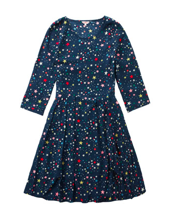 La mignonnerie de la semaine #4 Robe Cath Kidston Hiver 2014 imprimé étoiles multicolores