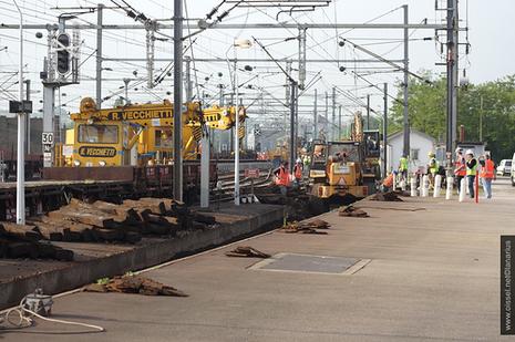 Le chantier du pont SNCF-3 (10 mai)