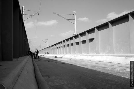 Le chantier du pont SNCF-1 (10 avr.)