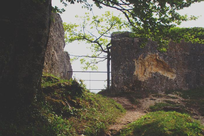 L’Alsace, entre grotte et château ! Chateau de Ferrette