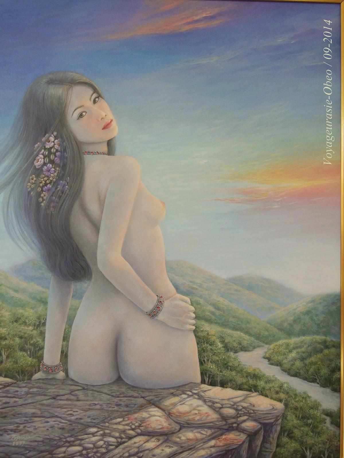 Peintres et femmes en Udon-Thani, etonnant