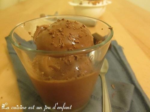 Glace au chocolat sans oeuf ni crème de Christophe Felder