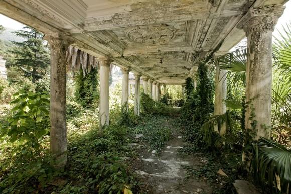 Abandoned Train Station In Abkhazia, Georgia
